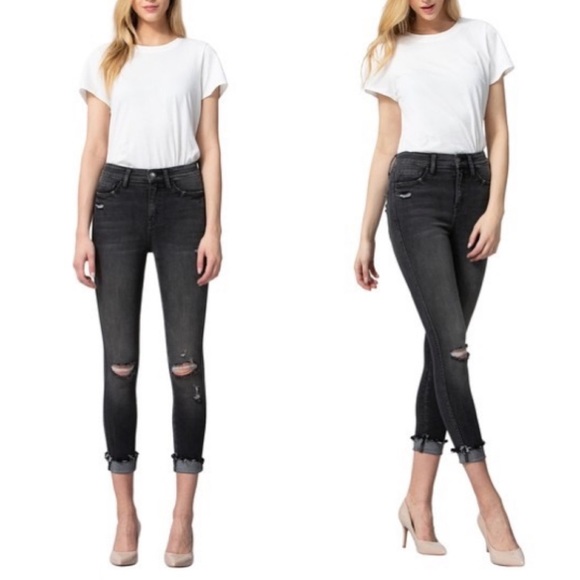 Flying Monkey Denim - Flying Monkey Distressed Ankle Crop Jeans NWOT